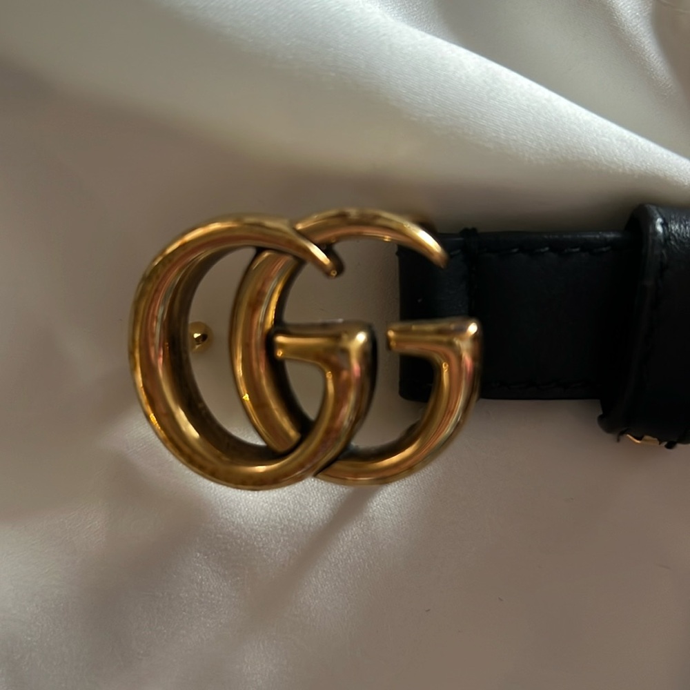 Gucci GG thin belt 105 - authentic